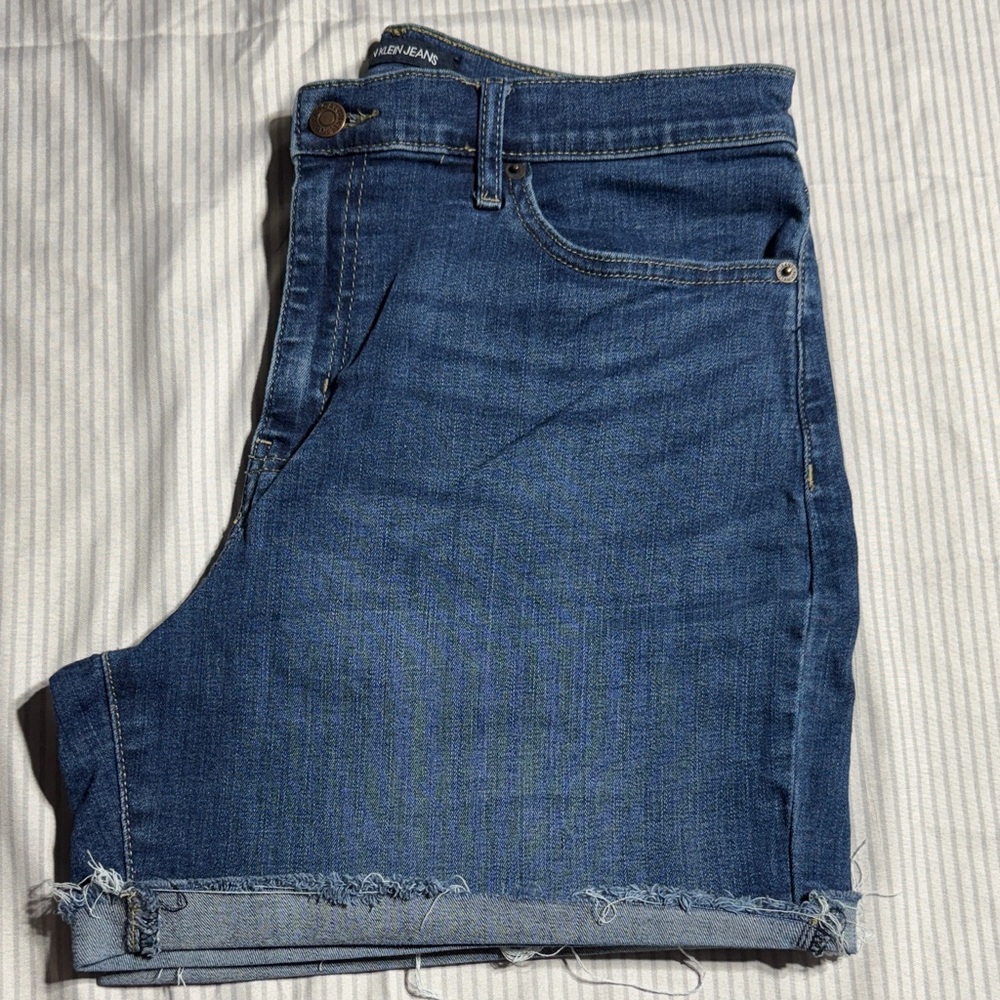 Calvin Klein Jeans Blue Denim Shorts
